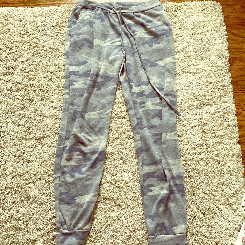 Camo joggers. Worn twice